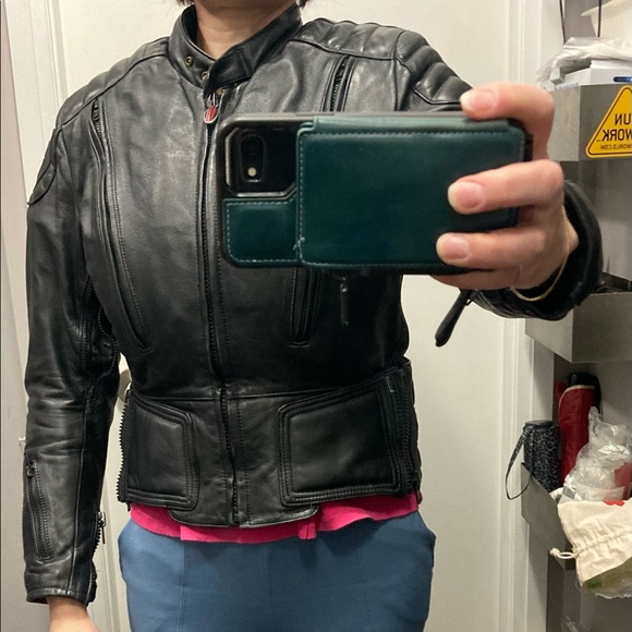 Leather motorcycle jacket - Picture 9 of 13